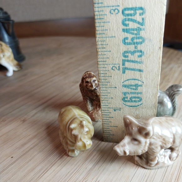 Wade Whimsies ANIMALS Variety Red Rose Tea Mini Porcelain Ceramic Figures Lot/4 - Picture 5 of 16